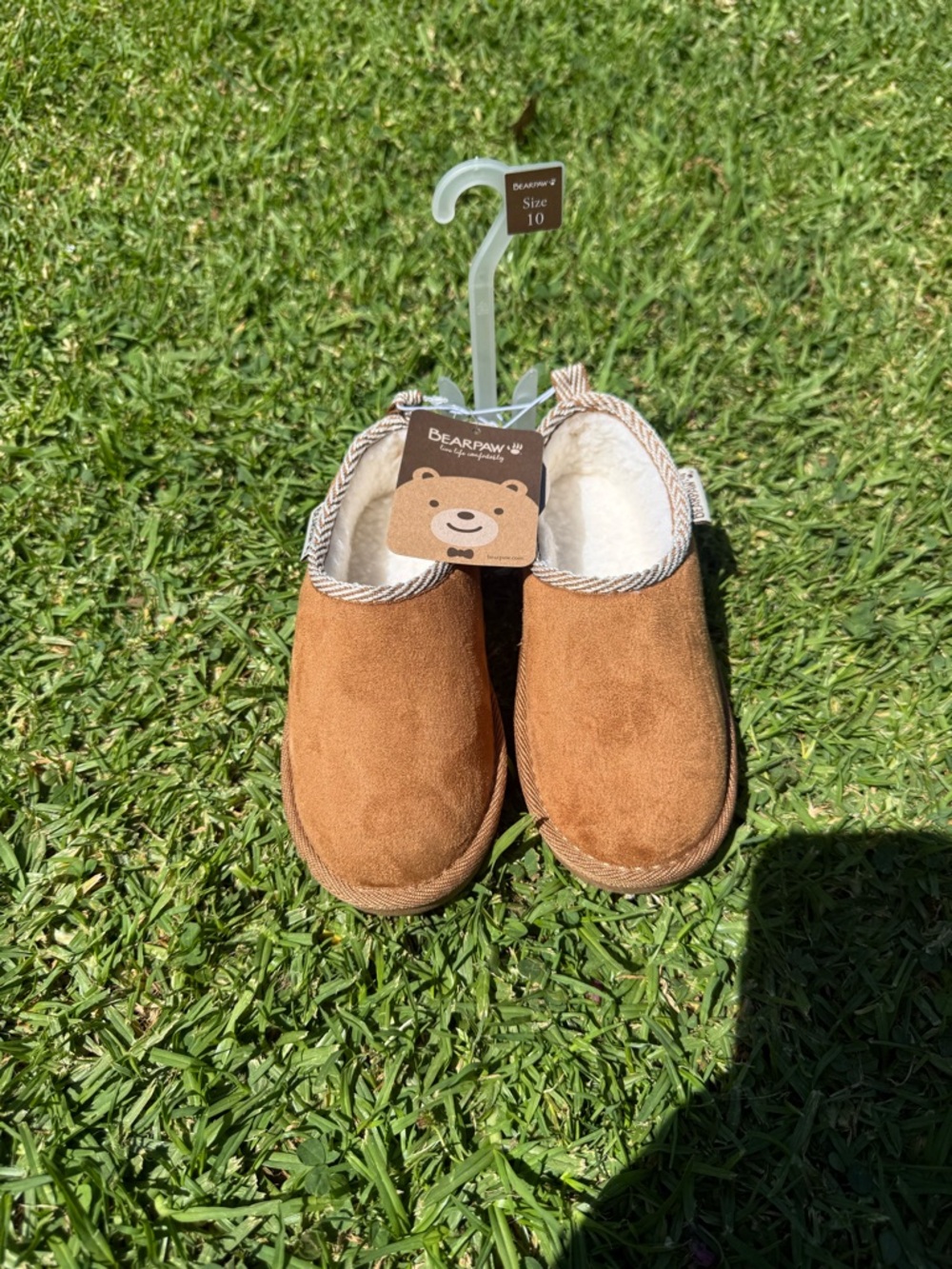Bearpaw Kids Brown Cozy Slip-On Slippers - Toddler Size 10